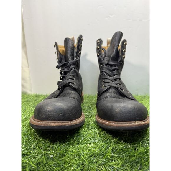 Rag & Bone Service Boots Mens 10 Black Leather Lace Up Heritage Combat Boots rag & bone Women main image 4